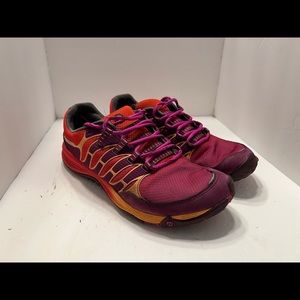 Merrell Women's All Out Fuse Size 8.5 Running Shoes Purple & Orange Barefoot